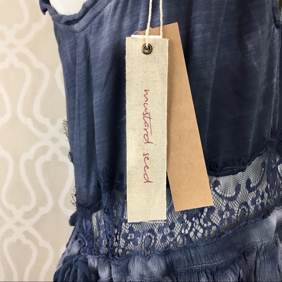 Bohemian Mineral Washed Tie Dye & Lace Maxi - Picture 3 of 8